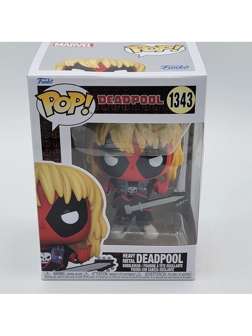 Funko Pop! Deadpool Heavy Metal 1343 NEW #1856
